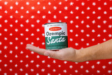 Load image into Gallery viewer, Ozempic Santa Holiday Paint Can | Funny Christmas Candle
