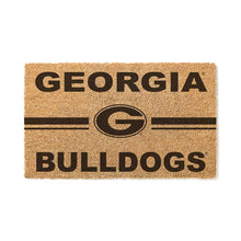 Load image into Gallery viewer, Coir Doormat Team Georgia Bulldogs
