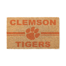 Load image into Gallery viewer, Coir Doormat Team Clemson Tigers
