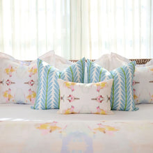 Load image into Gallery viewer, Frond French Blue Indoor Decorative Pillow by Laura Park

