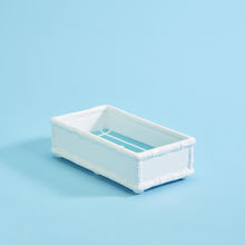 Load image into Gallery viewer, Hampton Faux Bamboo Fretwork Guest Napkin / Towel / Utensil Holder

