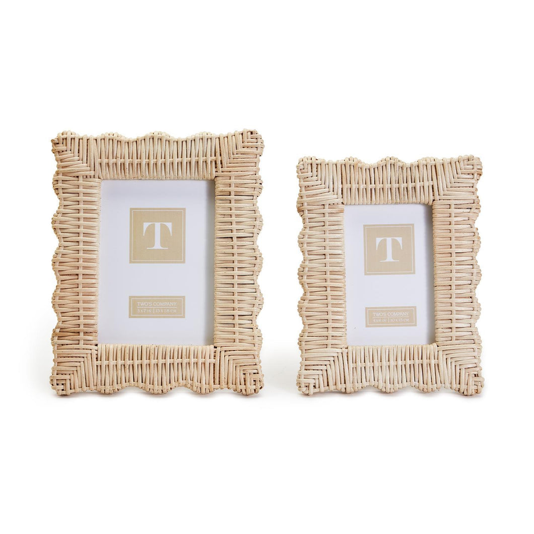 Wicker Weave Photo Frame - Natural