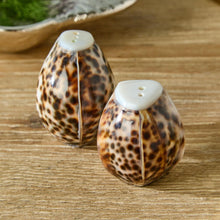 Load image into Gallery viewer, 55426 Tiger Cowrie Salt &amp; Pepper Shaker Set
