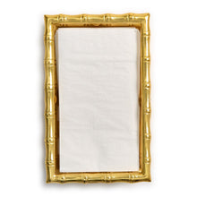 Load image into Gallery viewer, Golden Bamboo Guest Towel / Napkin Holder - Aluminum
