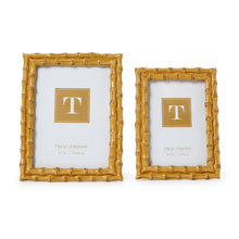 Load image into Gallery viewer, Blonde Lacquered Bamboo Frame
