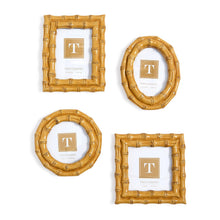 Load image into Gallery viewer, Blonde Faux Bamboo Photo Frames Includes - 4 Styles
