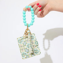 Load image into Gallery viewer, Petunia Keychain Wristwallet by Laura Park
