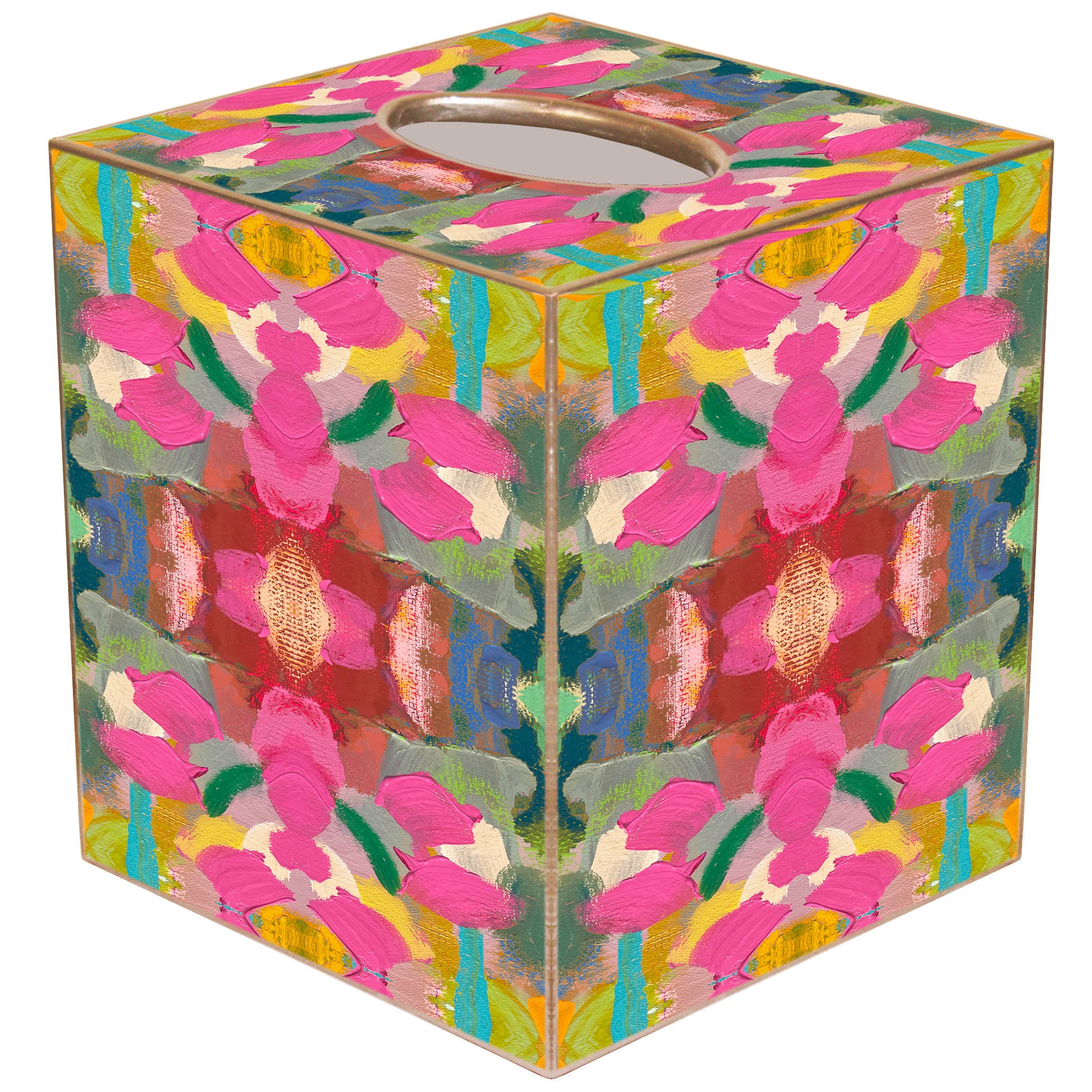 Moroccan Pink Tissue Box Cover: Paper Mache TB7890LP-Laura Park – Auden ...