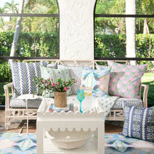 Load image into Gallery viewer, Frond Indigo Decorative Outdoor Pillow by Laura Park
