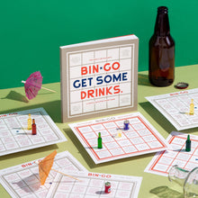 Load image into Gallery viewer, Brass Monkey Bin-go Get A Few Drinks Bingo Book

