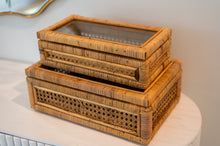 Load image into Gallery viewer, Hayes Rattan Rectangle Box Set - Pre-Sale
