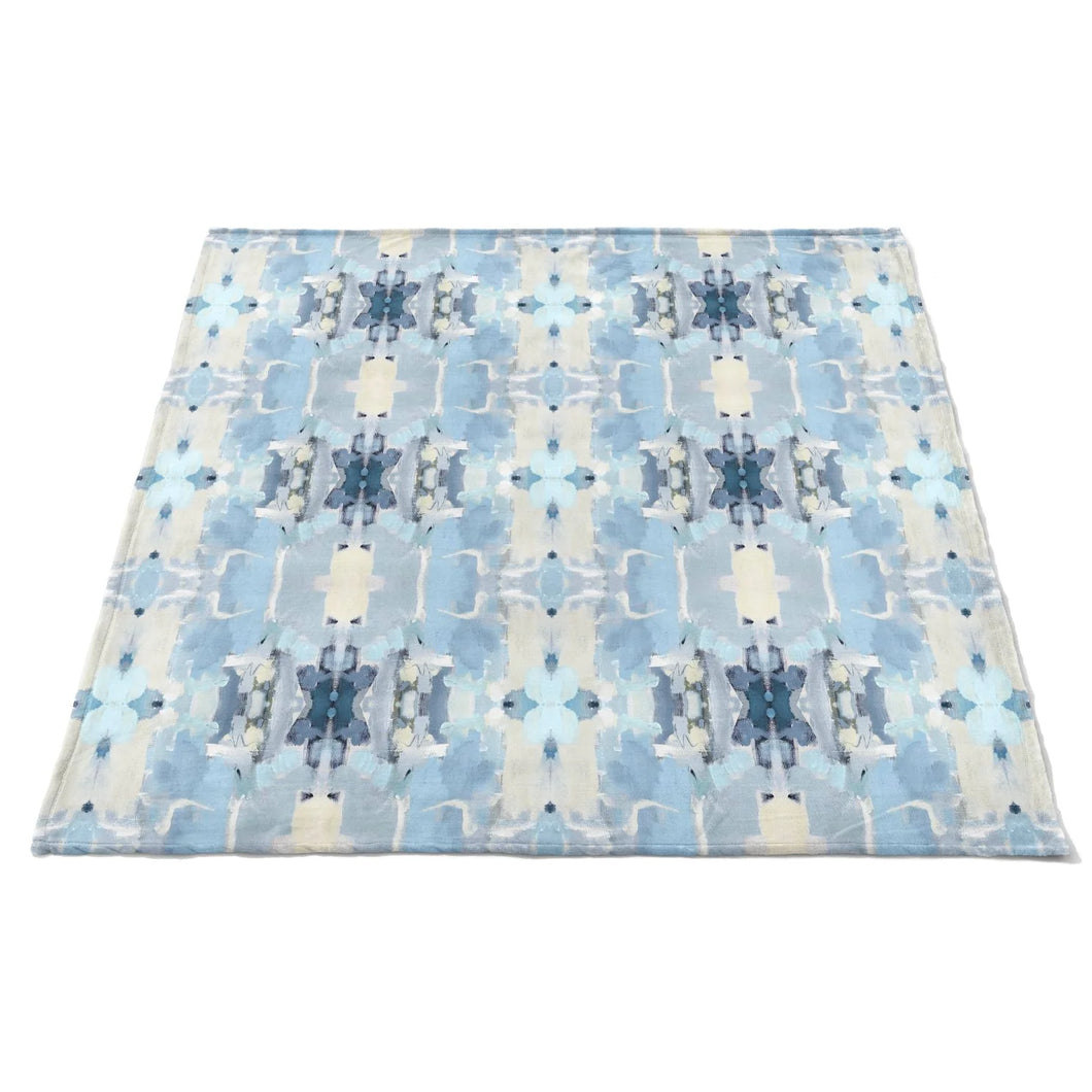 Ocean Breeze Fleece Blanket Blanket by Laura Park