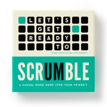 Load image into Gallery viewer, Brass Monkey Scrumble Magnetic Fridge Game
