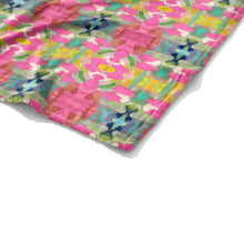 Load image into Gallery viewer, Pink Paradise Fleece Blanket by Laura Park
