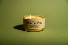 Load image into Gallery viewer, A Candle for Zero Fucks | Funny Candle
