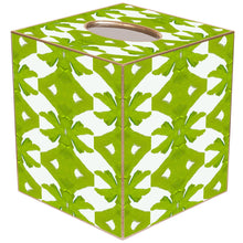 Load image into Gallery viewer, 7791LP - Green Palms Laura Park Tissue Box Cover: Paper Mache
