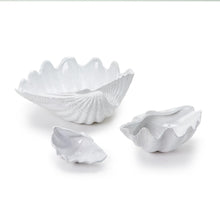 Load image into Gallery viewer, Ceramic Fluted Clam Shells by Beatrice Ball
