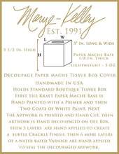 Load image into Gallery viewer, Dogwood by Laura Park Tissue Box Cover: Wood
