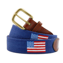 Load image into Gallery viewer, American Flag Belt (Classic Navy)
