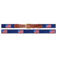Load image into Gallery viewer, American Flag Belt (Classic Navy)
