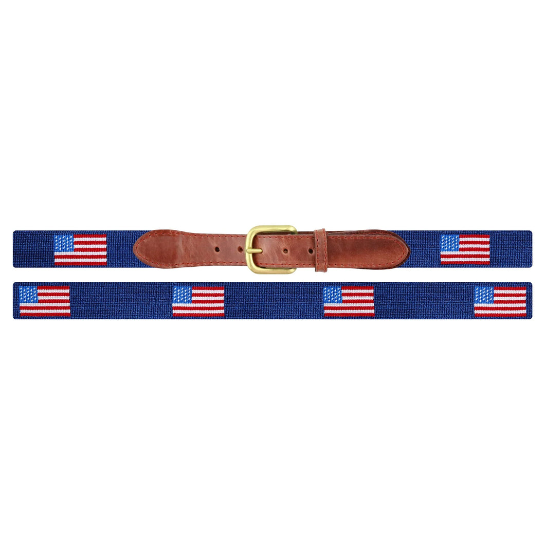 American Flag Belt (Classic Navy)
