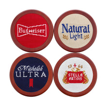 Load image into Gallery viewer, Anheuser Busch Beer Labels Coaster
