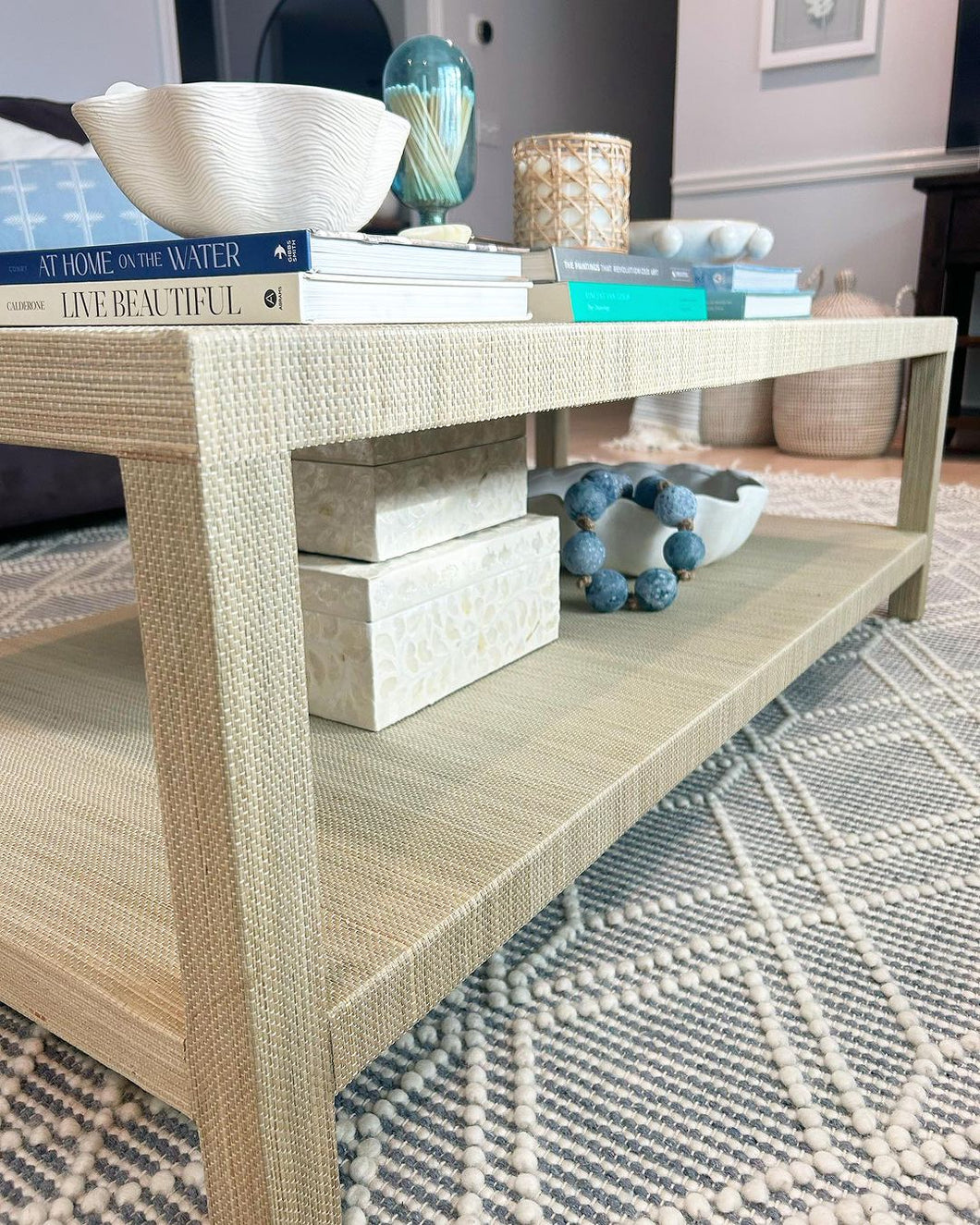 Belfast Rectangular Coffee Table - Natural - IN STOCK AND SHIPPING