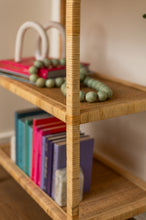 Load image into Gallery viewer, Rattan Bookshelf Etagere Bookcase
