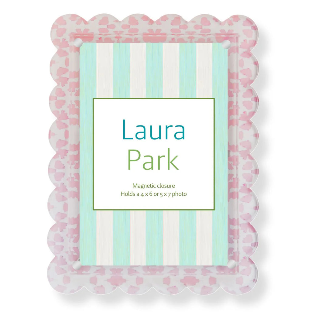 Chintz Rose Acrylic Picture Frame by Laura Park