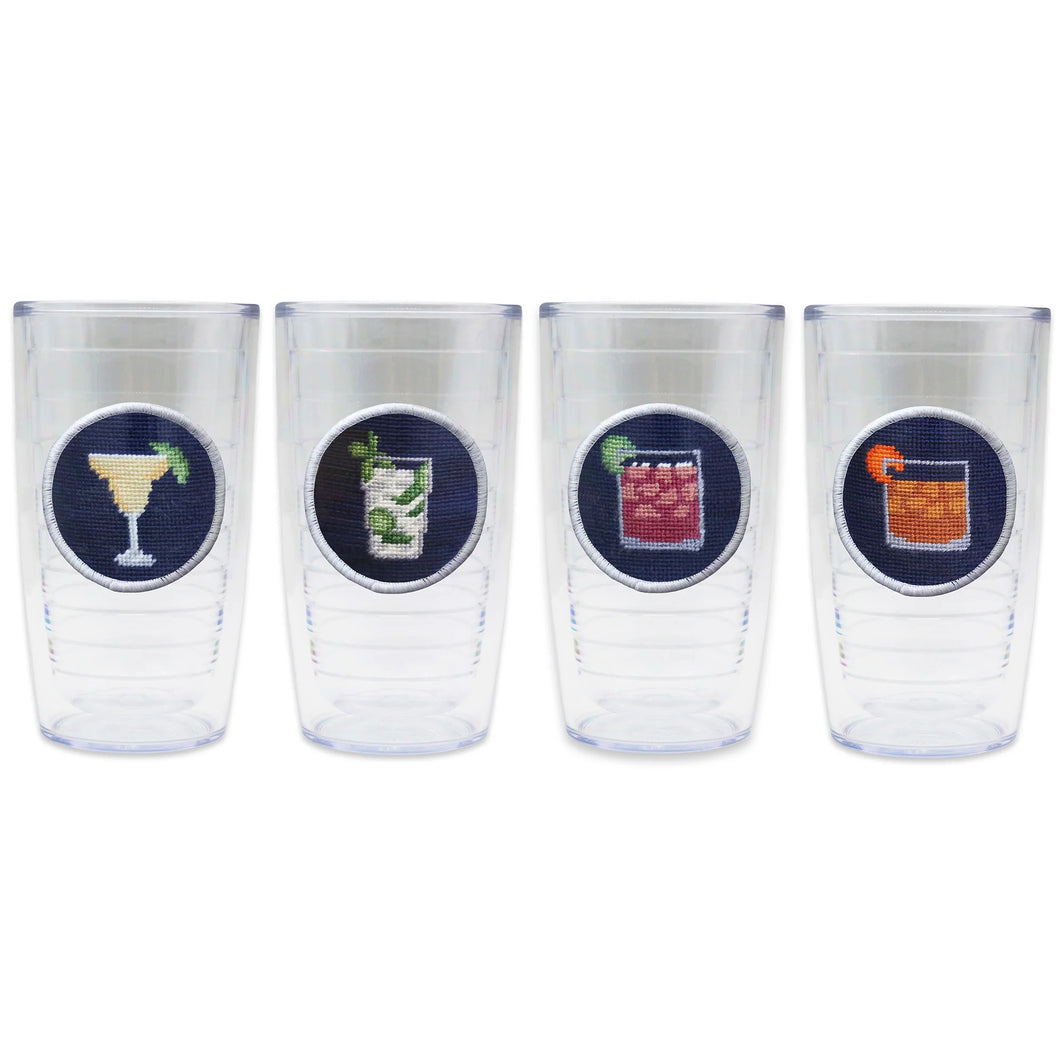 Cocktails Tumbler Set with Lids