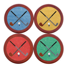Load image into Gallery viewer, Crossed Clubs Coasters
