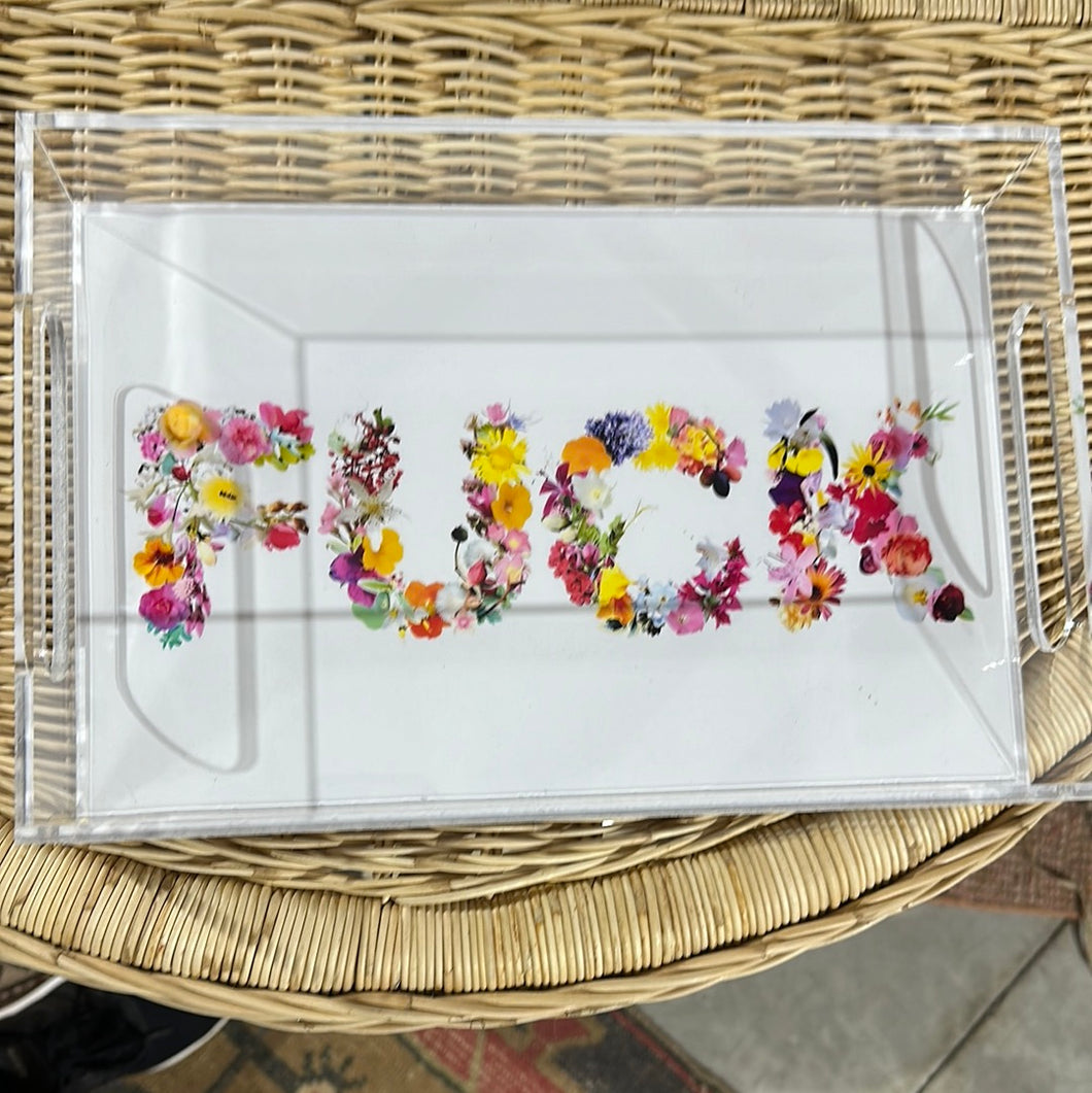 Acrylic Flower Tray