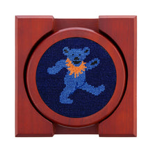 Load image into Gallery viewer, Dancing Bears Coasters (Dark Navy)
