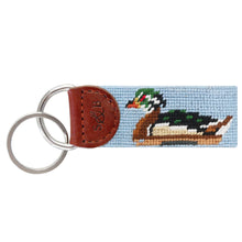 Load image into Gallery viewer, Duck Decoys Keychain/FOB Antique Blue
