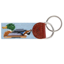 Load image into Gallery viewer, Duck Decoys Keychain/FOB Antique Blue
