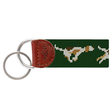 Load image into Gallery viewer, Fox Chase Key Fob (Deep Hunter Green)
