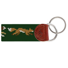 Load image into Gallery viewer, Fox Chase Key Fob (Deep Hunter Green)
