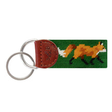 Load image into Gallery viewer, Fox Chase Key Fob (Deep Hunter Green)
