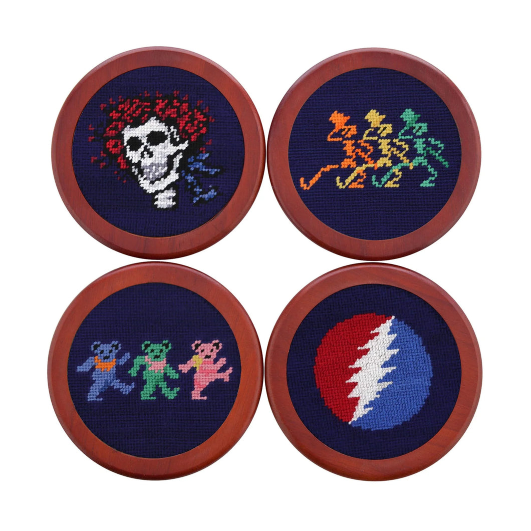 Grateful Dead Life Coasters (Dark Navy)