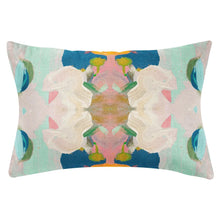 Load image into Gallery viewer, Monets Garden Pillow Navy by Laura Park
