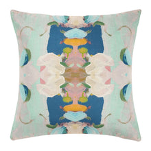 Load image into Gallery viewer, Laura Park Monet&#39;s Garden Blue Pillow
