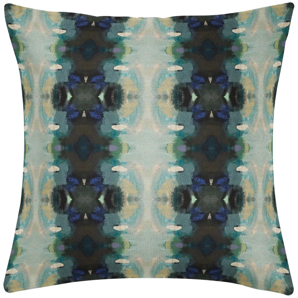 Laura Park 26 x 26 Orchid Blossom Navy Pillow Case
