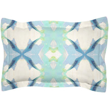 Load image into Gallery viewer, Jasmine Blue Microlux Standard Sham by Laura Park
