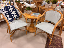Load image into Gallery viewer, Vale Armchair - Light Blue and White
