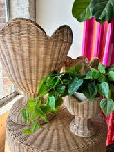 Load image into Gallery viewer, Rattan Flower Holder/Urn - 3 sizes
