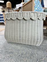 Load image into Gallery viewer, Scalloped Lidded Basket with Handles
