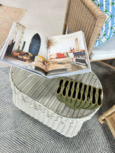 Load image into Gallery viewer, Scalloped Lidded Basket with Handles
