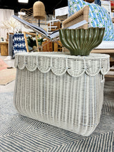 Load image into Gallery viewer, Scalloped Lidded Basket with Handles
