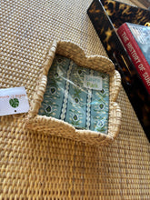 Load image into Gallery viewer, Scalloped Rattan Cocktail Napkin Holder
