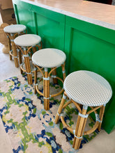 Load image into Gallery viewer, Vale Backless Counter Height Bar Stool - Light Blue/White
